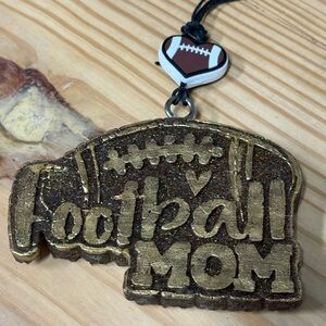 Football Mom Car Freshie - Brown and Gold (Trophy Wife)